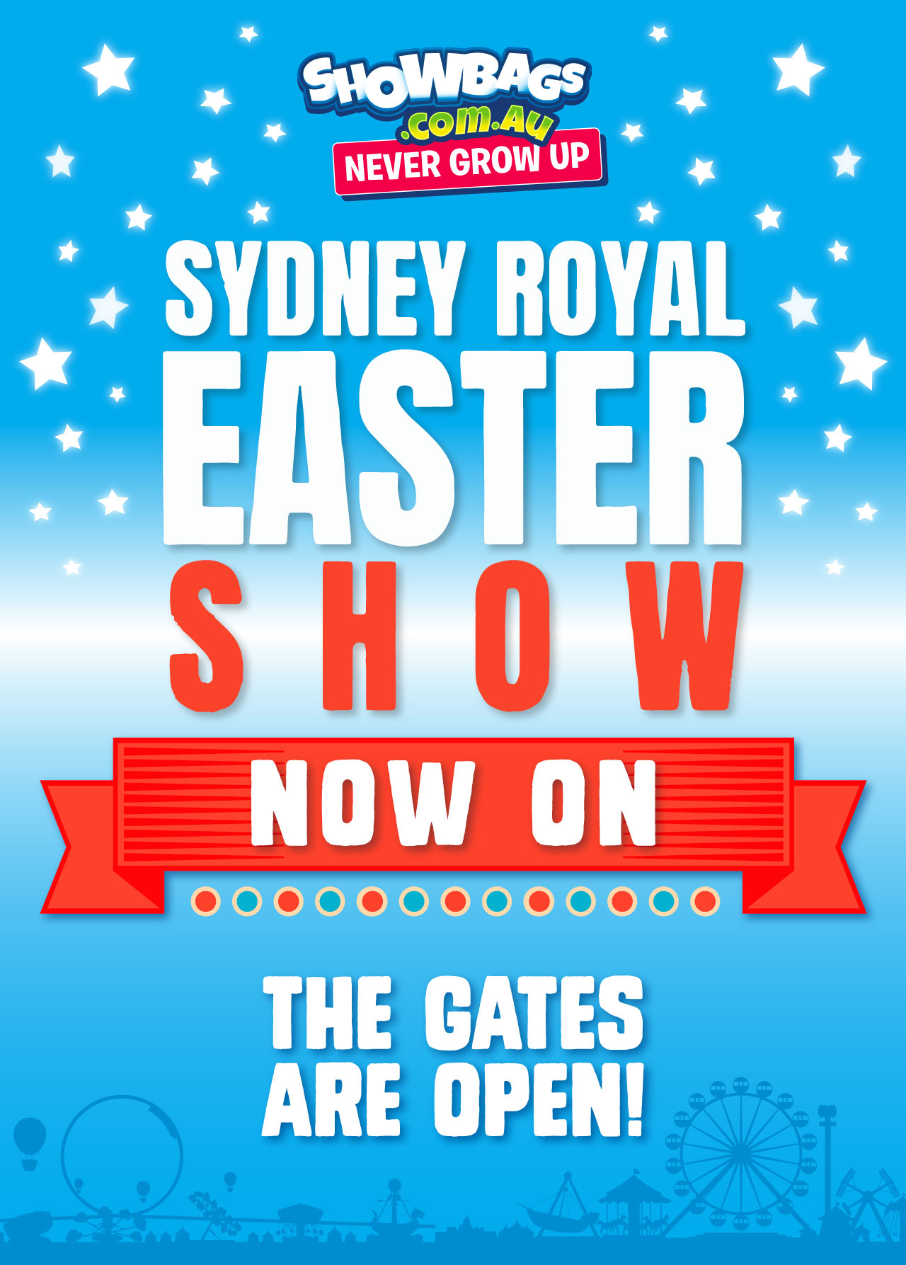 SYDNEY SHOW STARTS TODAY! 🎡 Showbags